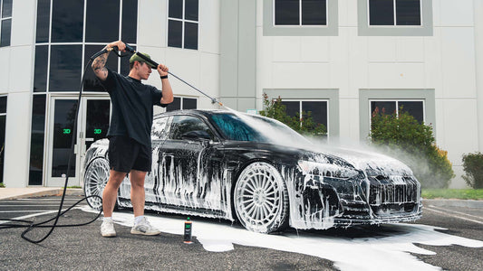 how to wash detail new car