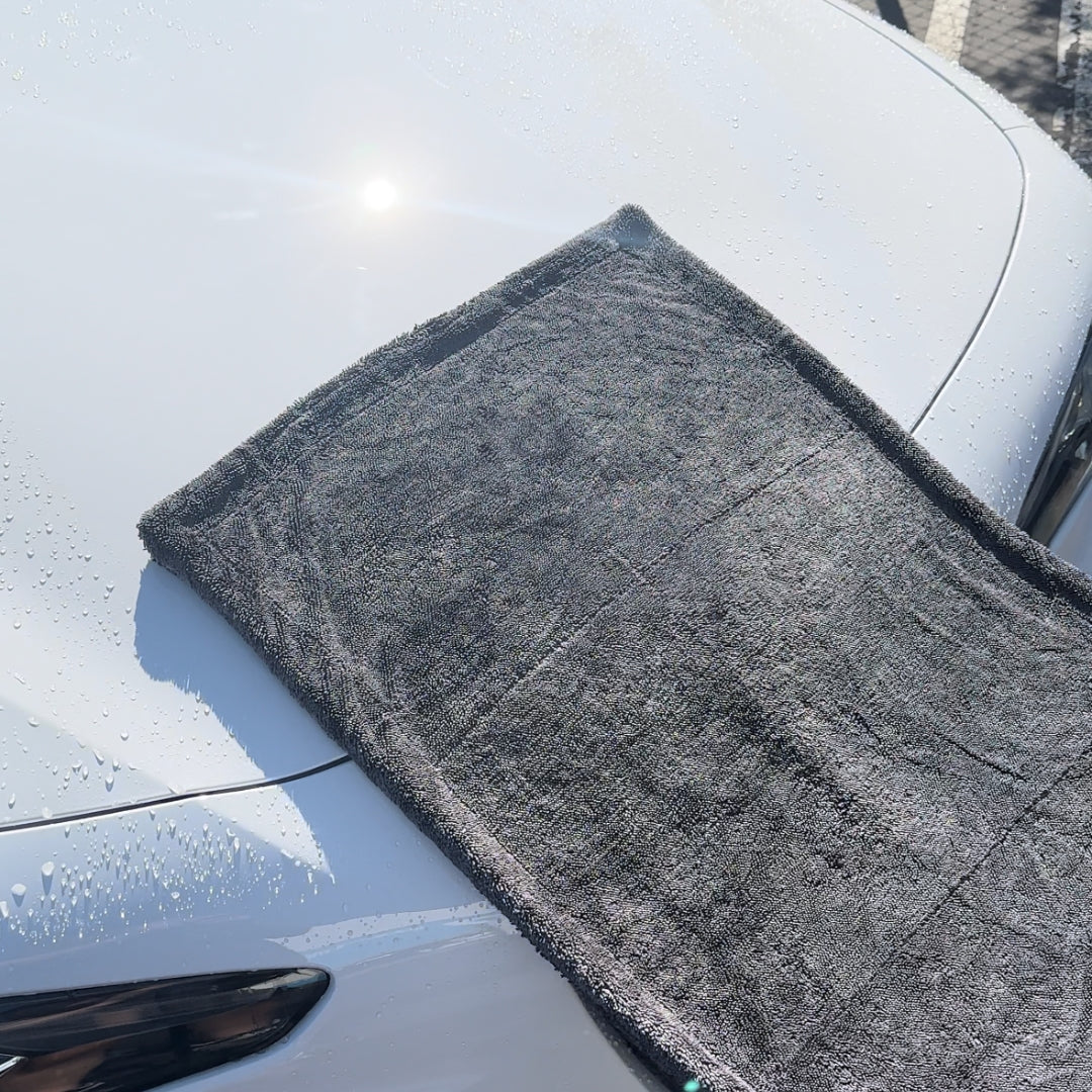 Gray HYDRO-FIL Ultra-Thick 1200 GSM Premium Microfiber Towel