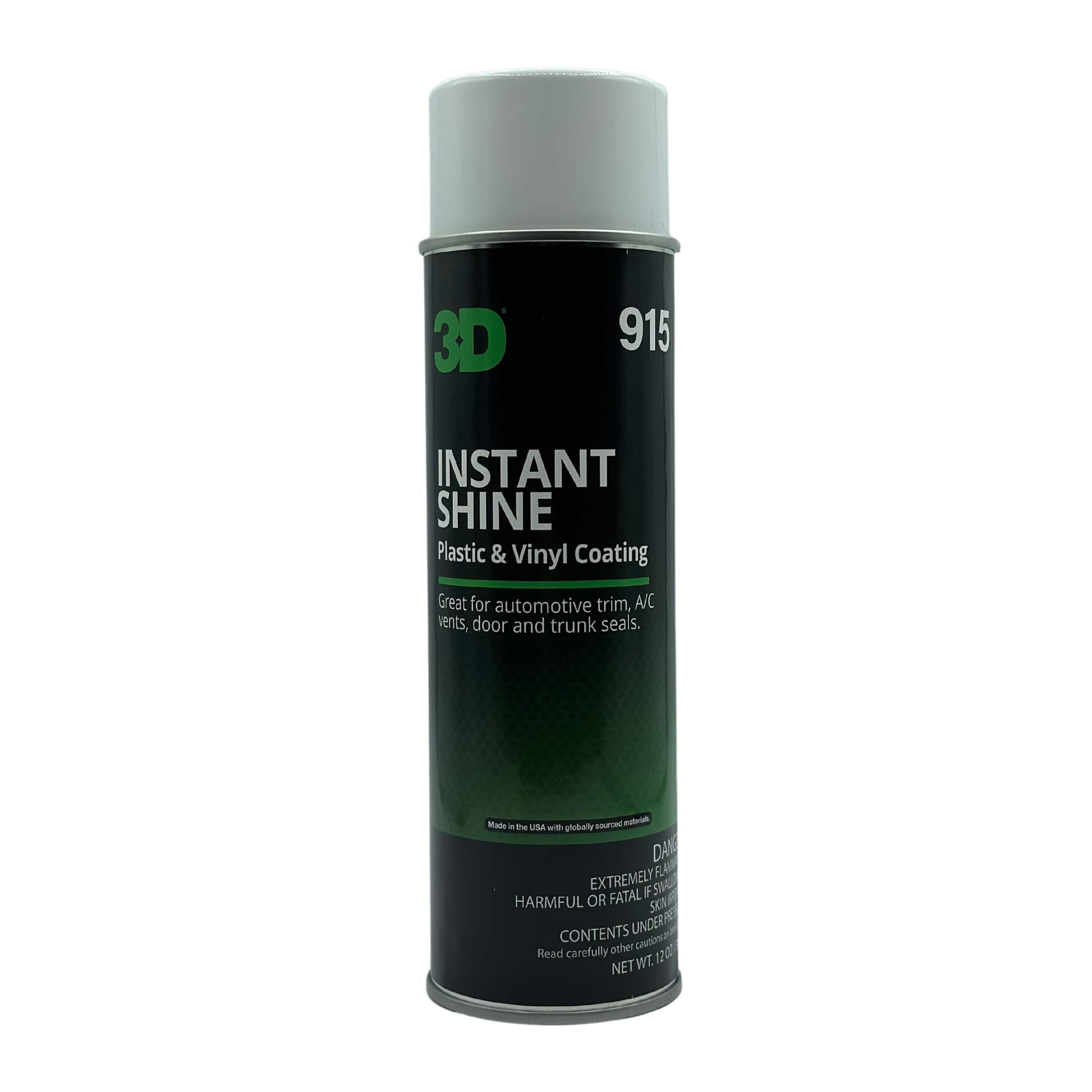 3d car care instant shine vinyl and plastic aerosol trim spray