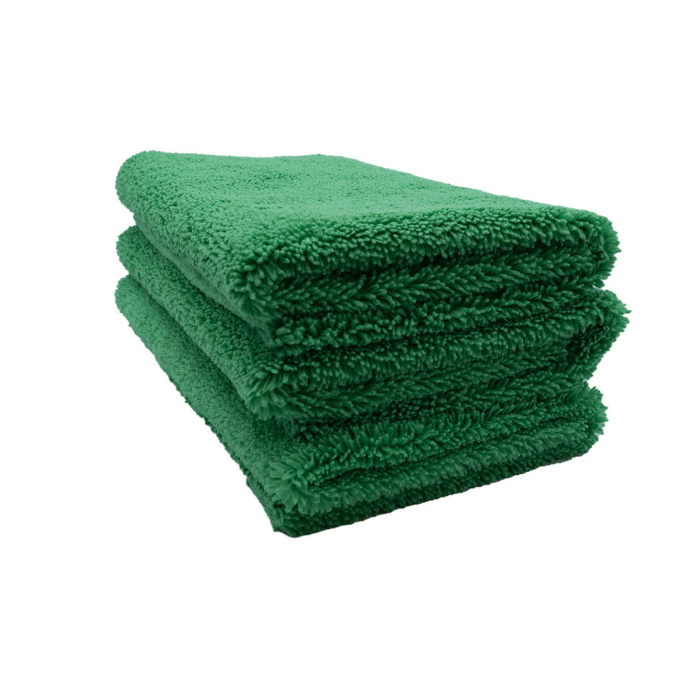 Green Microfiber Towels - Exterior - 3D Car Care