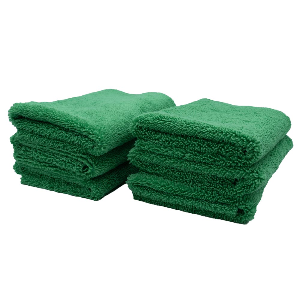 Green Microfiber Towels - Exterior - 3D Car Care