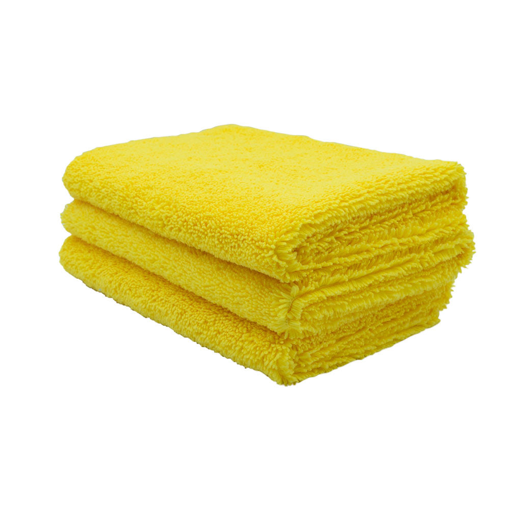 Yellow Microfiber Towels - Interior - 3D Car Care