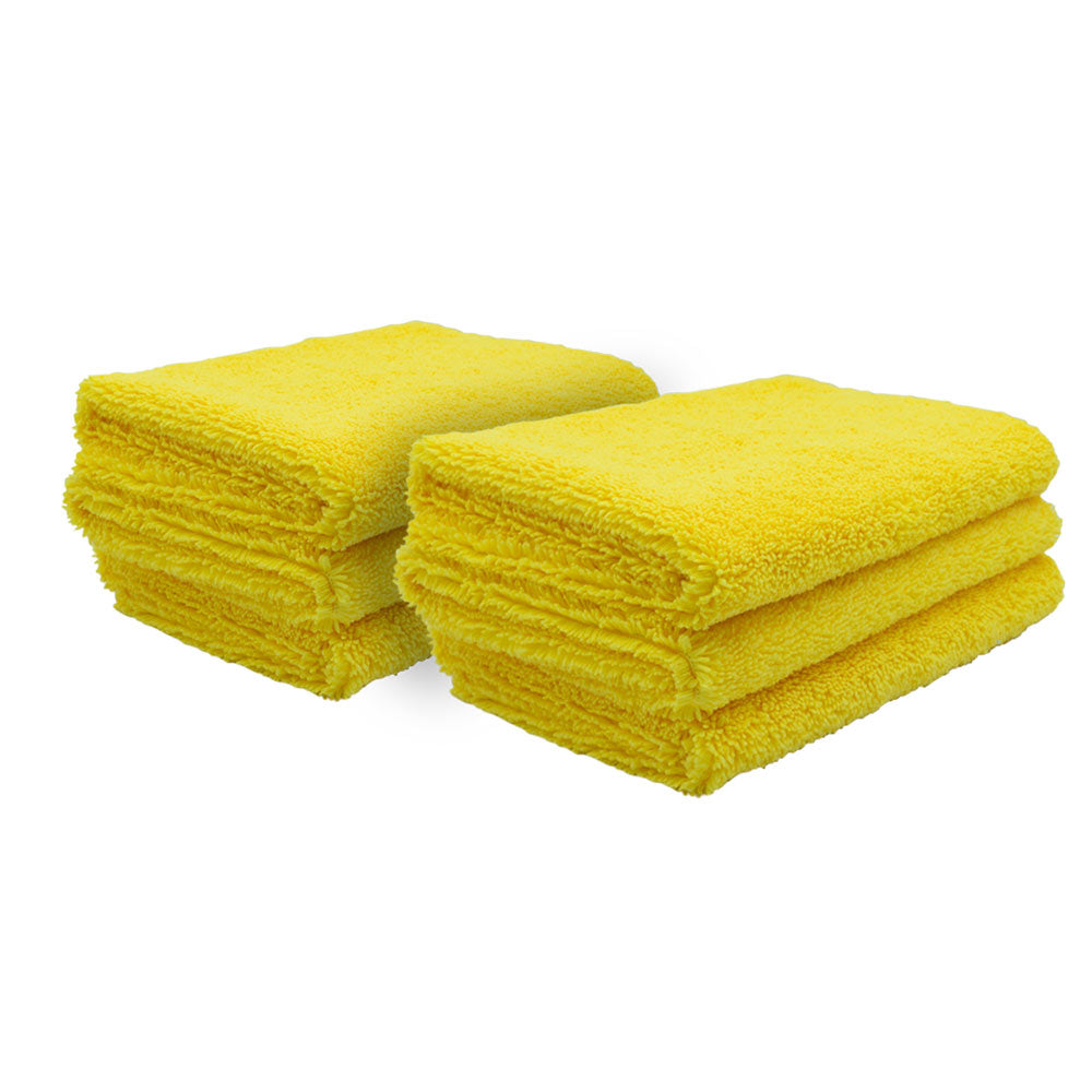 Yellow Microfiber Towels - Interior - 3D Car Care