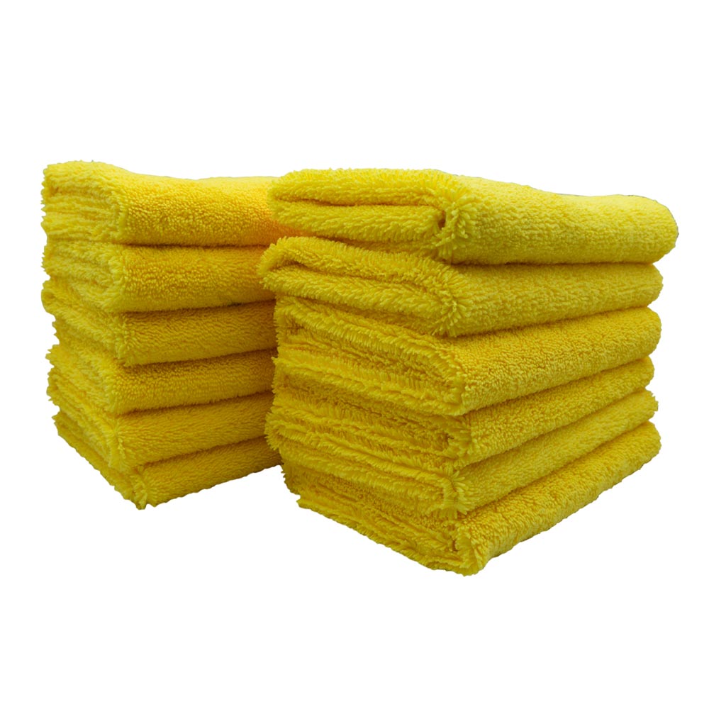 Yellow Microfiber Towels - Interior - 3D Car Care
