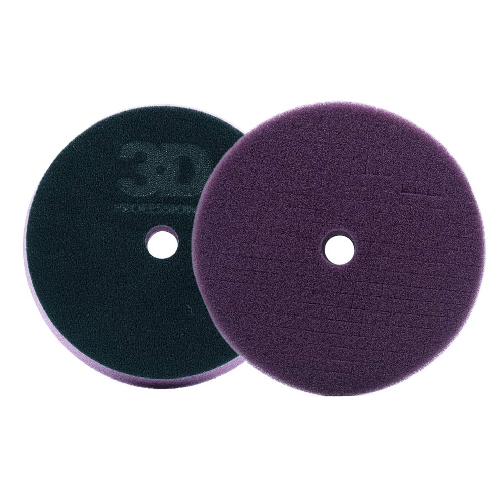 6.5" Dark Purple Spider Cut Foam Finishing Pad - 3D Car Care