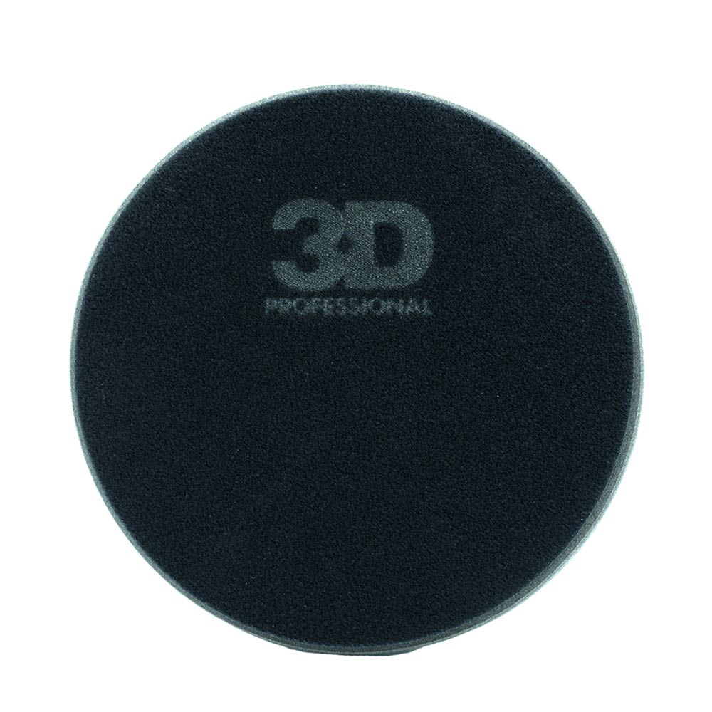 7.5" Black Spider Cut Foam Finishing Pad - 3D Car Care