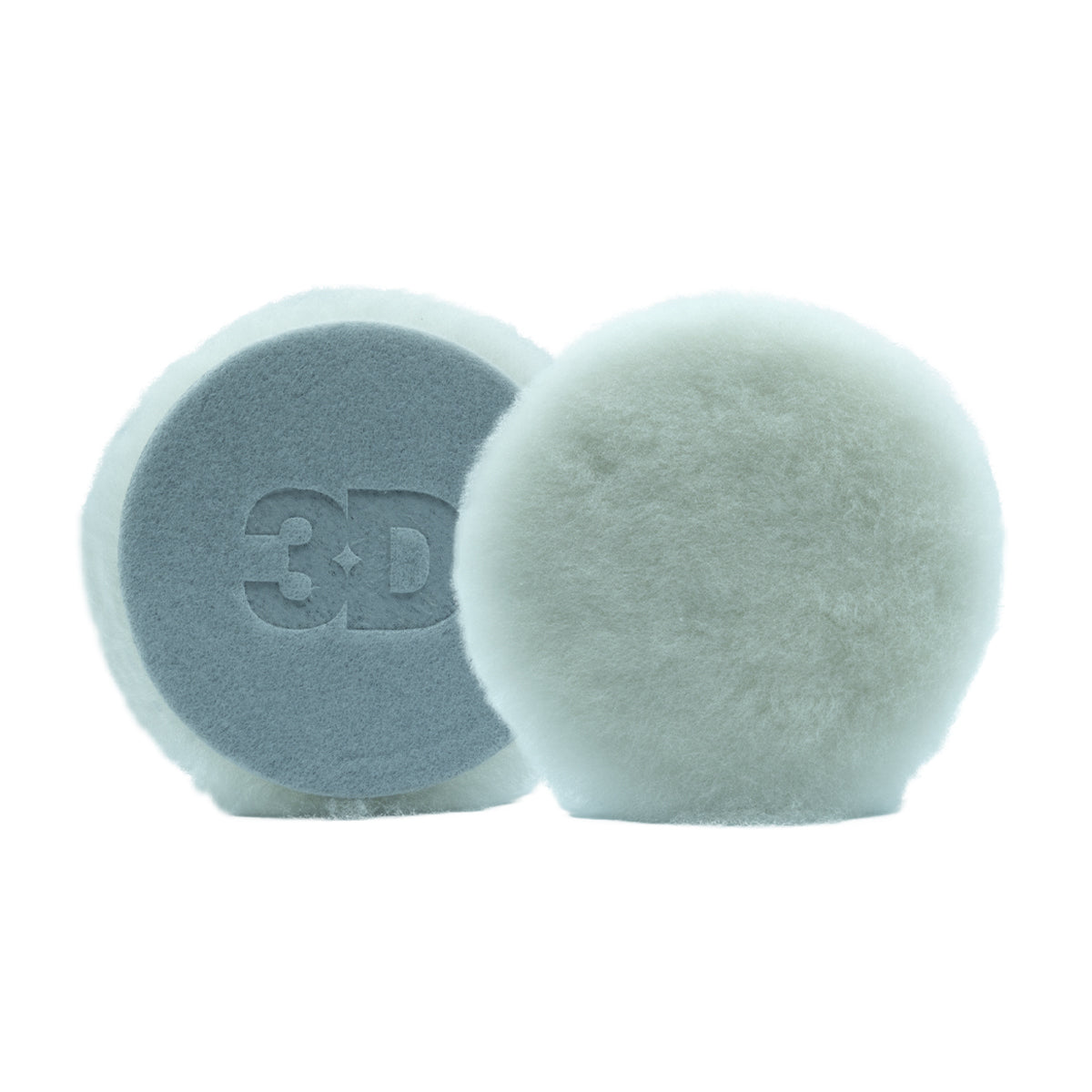 5" White Wool Cutting Pad - 3D Car Care