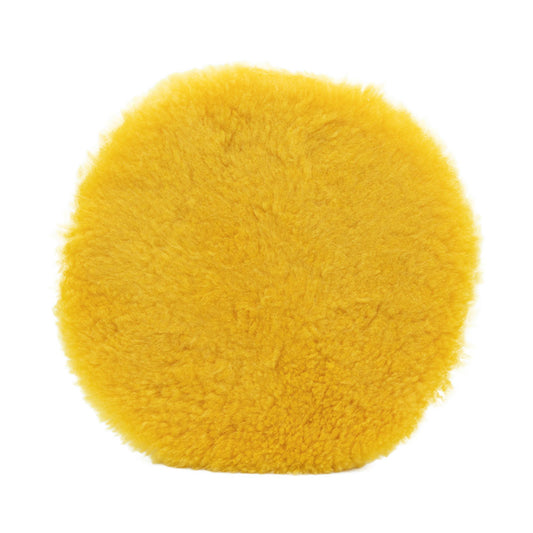 8" Yellow X-Cut Lambswool Pad - 3D Car Care