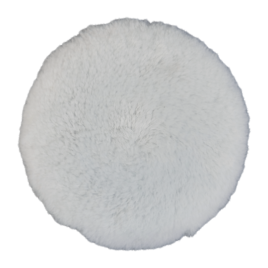 8" White Wool Cutting Pad - 3D Car Care