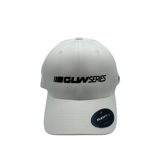 3D GLW Series FlexFit Adjustable Baseball Cap (White)
