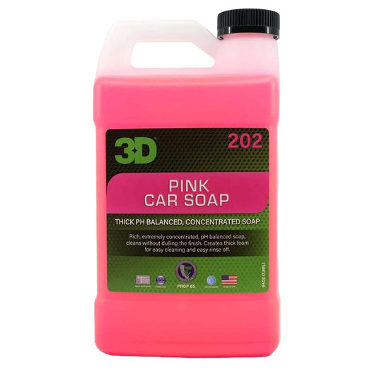 3d pink car soap