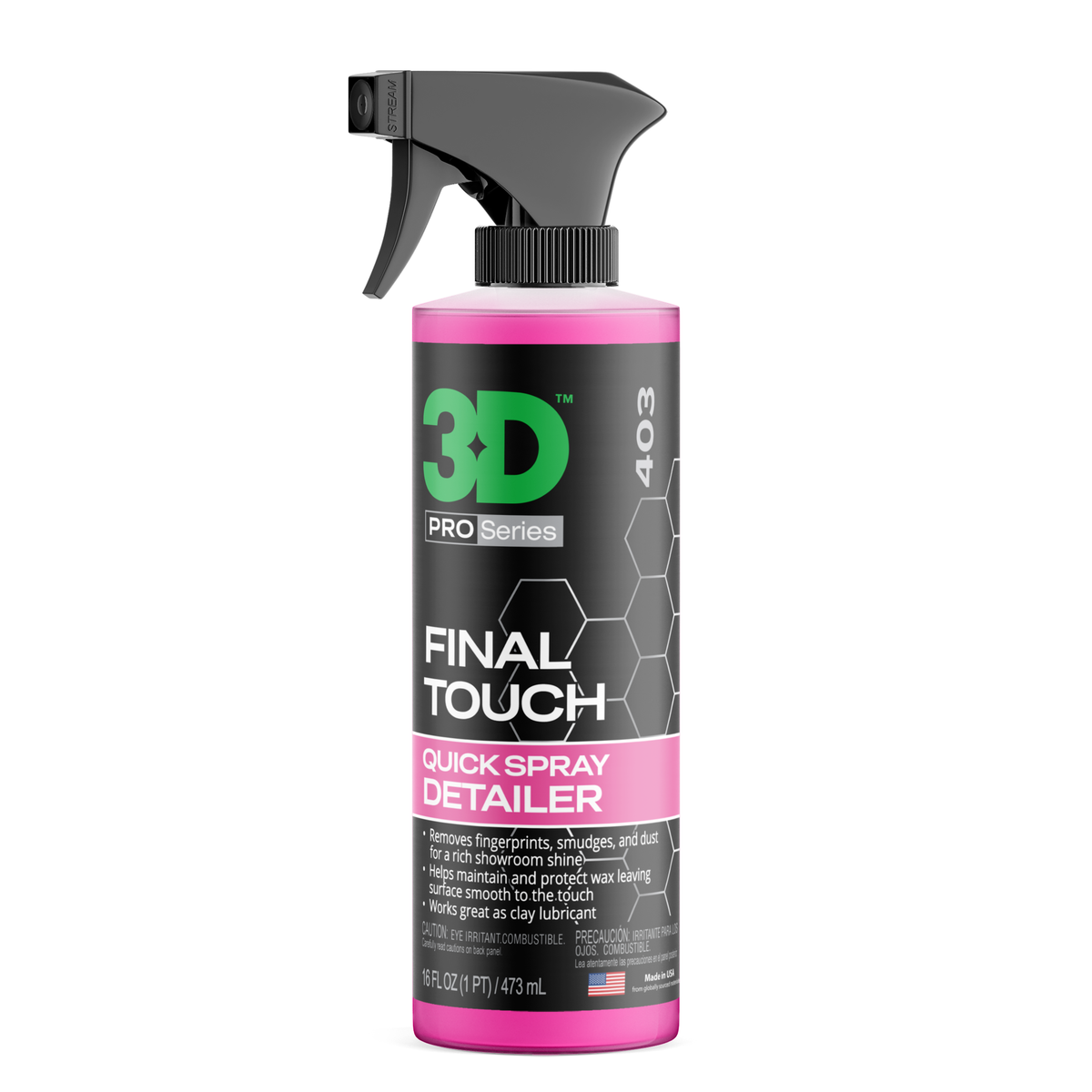 Final Touch Quick Detailing Spray | 3D Car Care