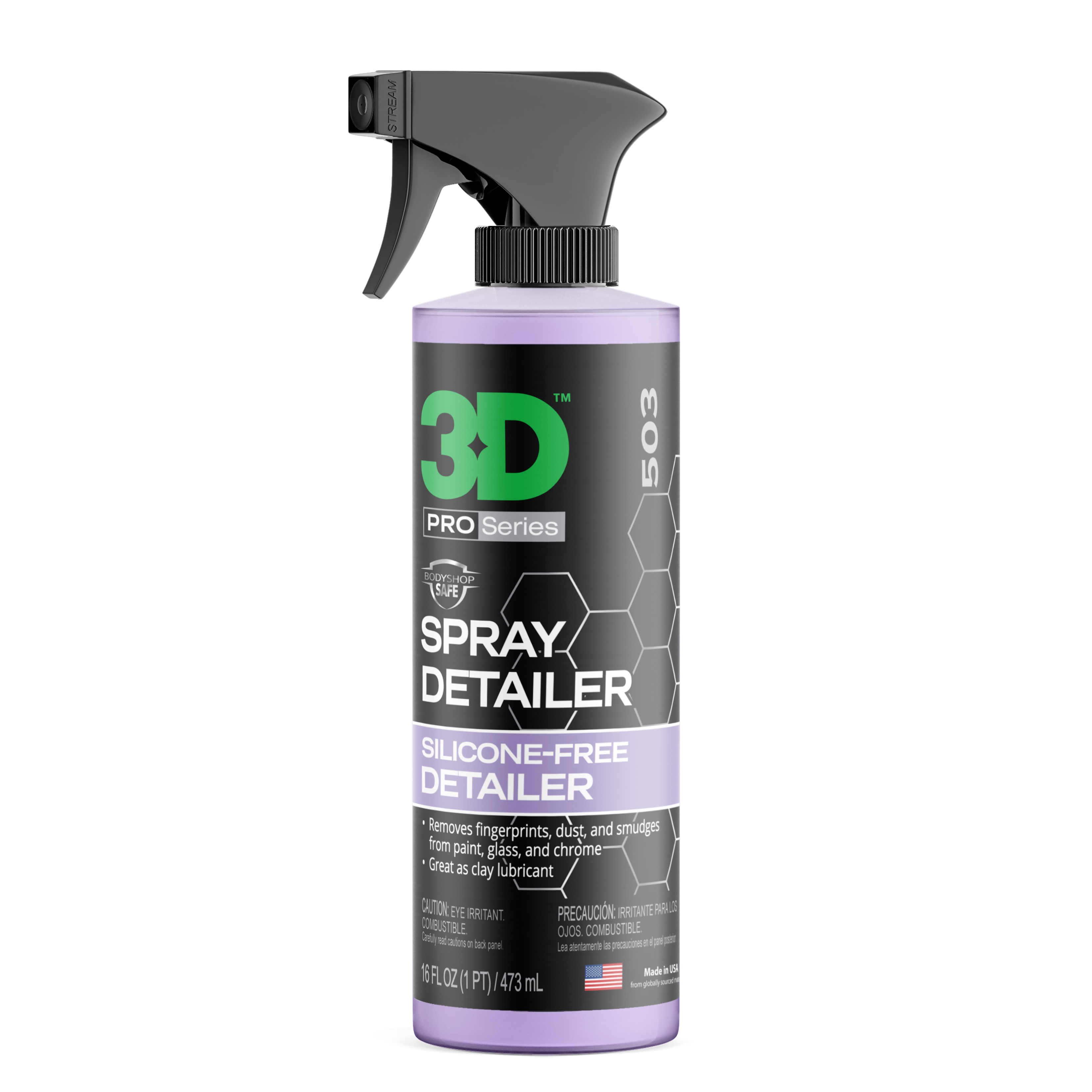 Non Silicone Detail Spray For Deep Gloss Final Touch | 3D Car Care
