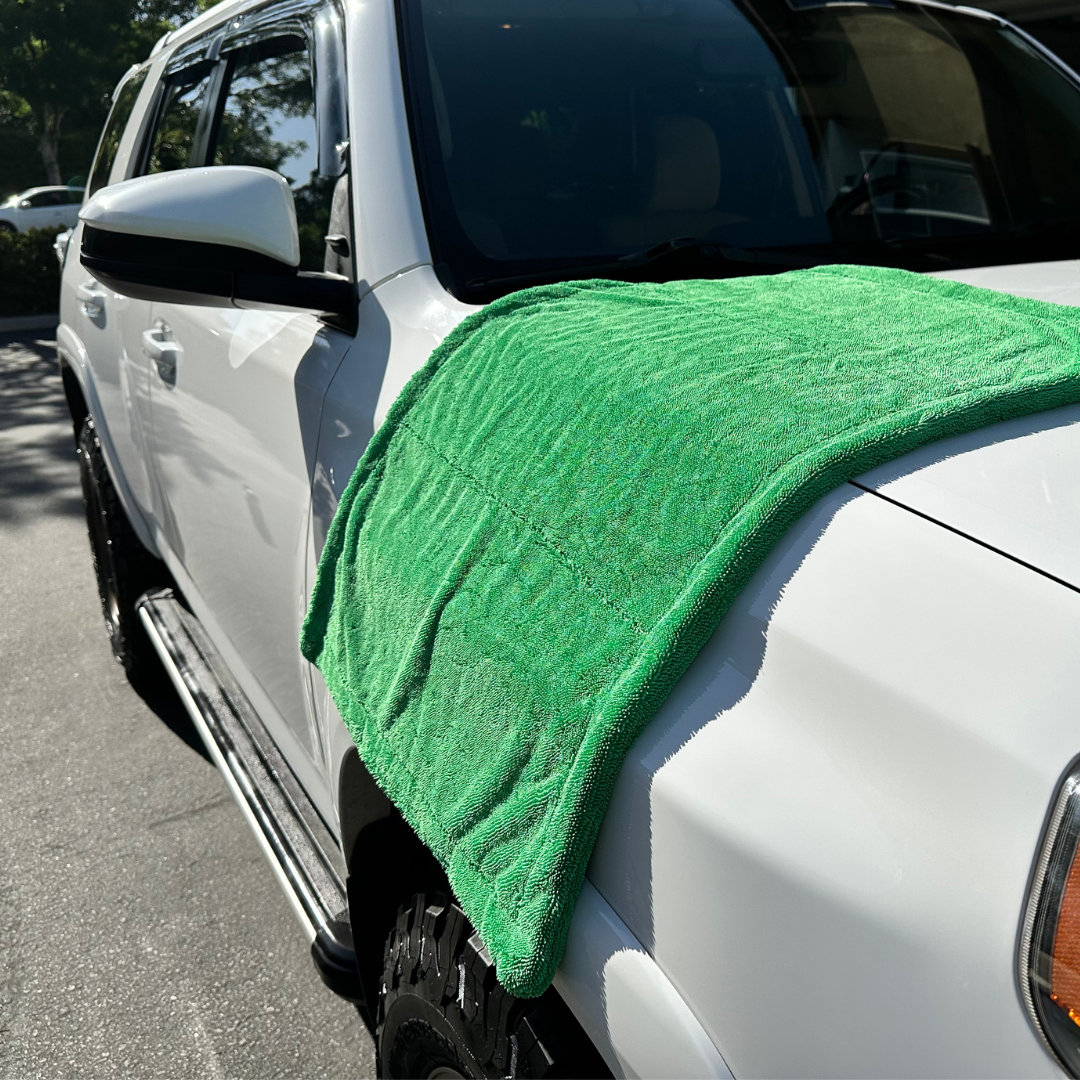Green HYDRO-FIL Ultra-Thick 1200 GSM Premium Microfiber Towel