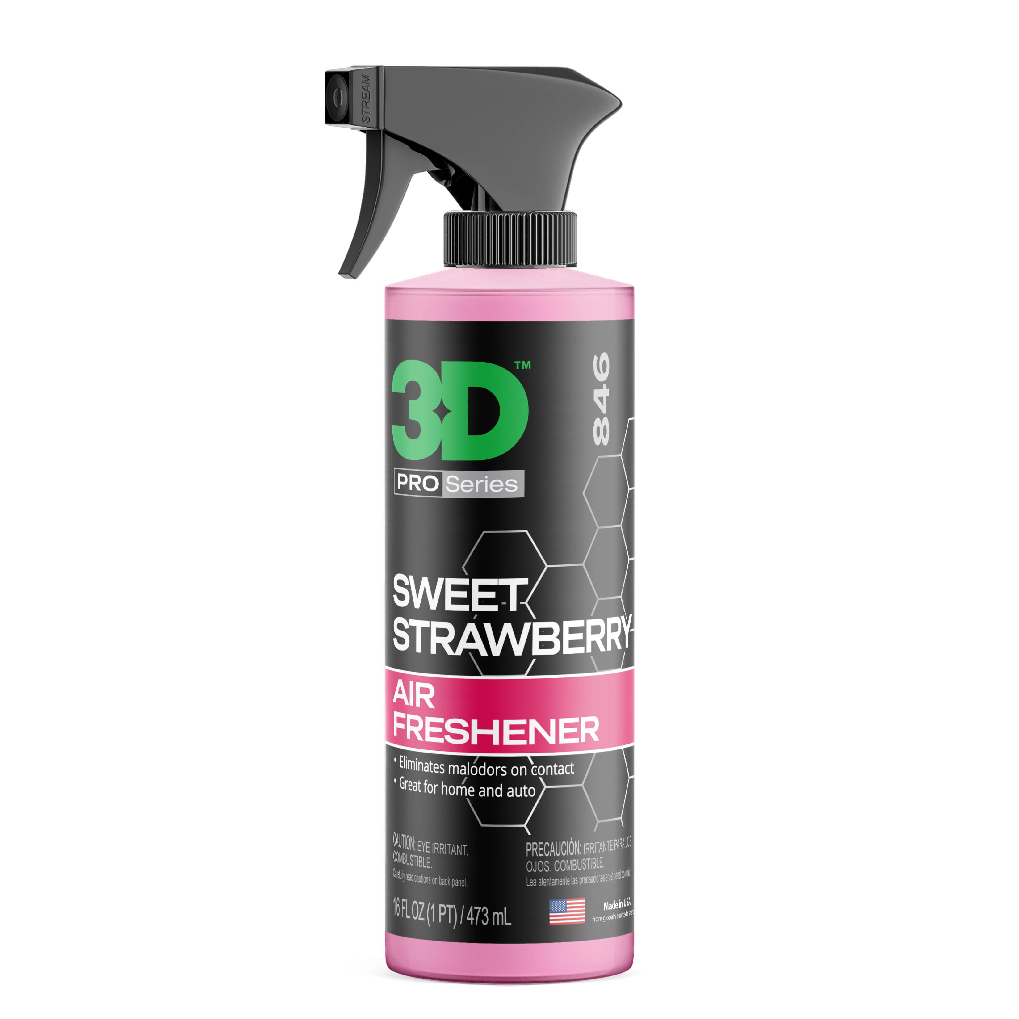ラヴィジュール ルームスプレー STRAWBERRY Sweet Strawberry Air Freshener and Odor Eliminator | 3D Car Care