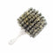 Short Handle Salt & Pepper Fender Brush