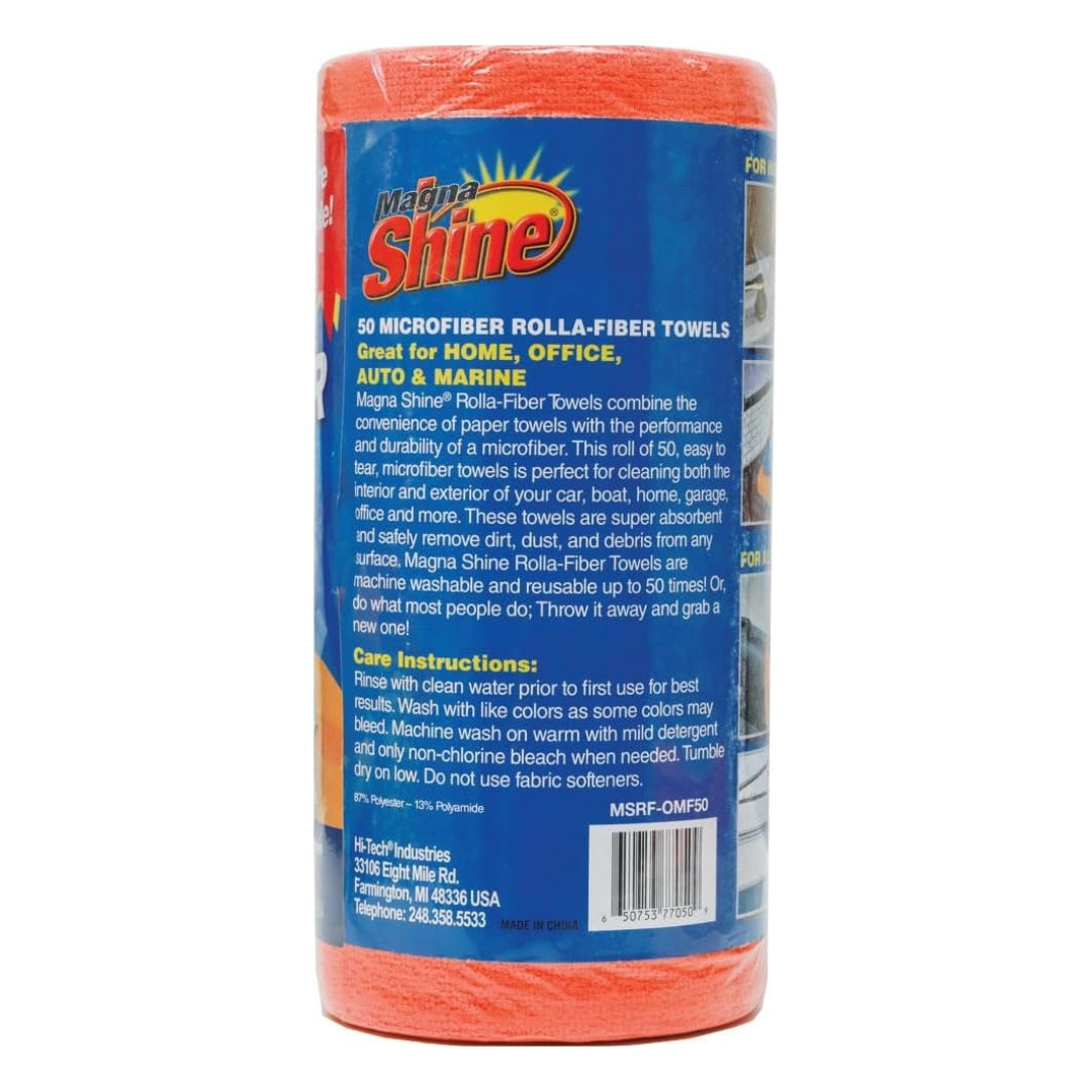 Magna Shine Rolla-Fiber Towels (50 per roll)