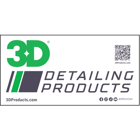 3D Detailing Products Banner 60" x 30"