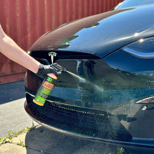 how to use 3d bug remover spray for cars step 1