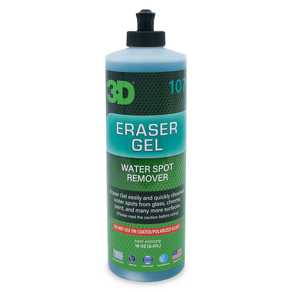 Eraser Gel: Hard Water Spot Remover for Glass