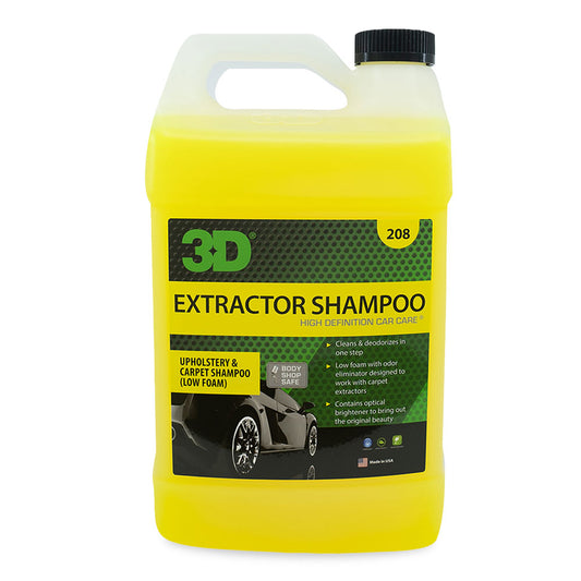 Extractor Shampoo (Low Foam) - 3D Car Care