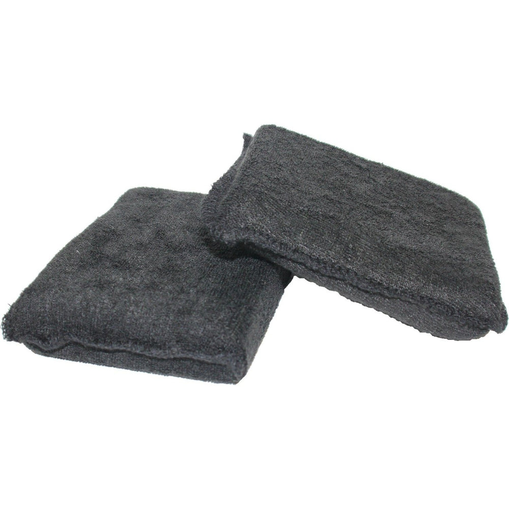 Microfiber Wax Applicator/Black - 5" x 3.75"-Applicators-Hi Tech Industries-35BWP