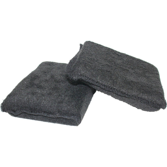 Microfiber Wax Applicator/Black - 5" x 3.75"-Applicators-Hi Tech Industries-35BWP