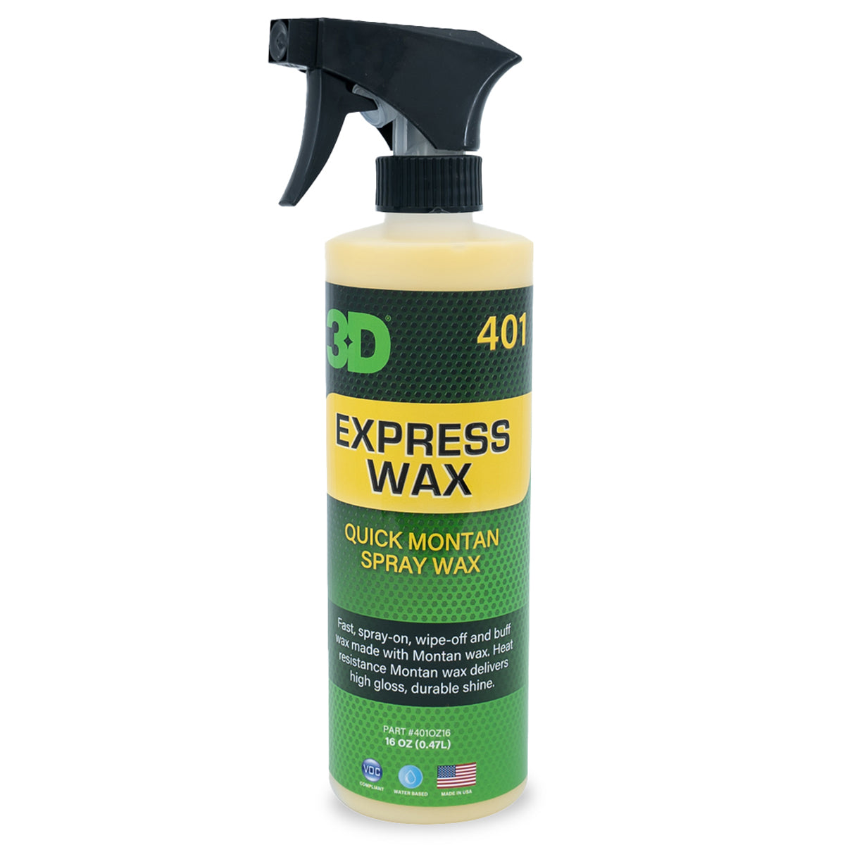 3D Express Wax - 1 Gallon One Step Liquid Wax No Powder Residue or