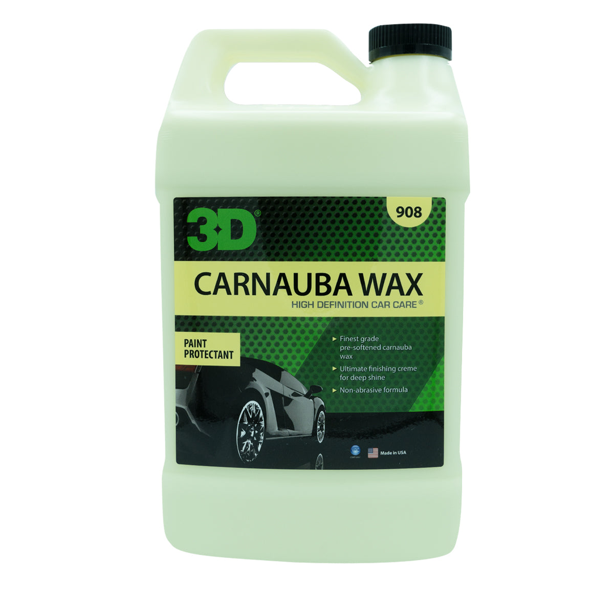 Ultra Gloss 29.908 Carnuba Car Wax With Applicator 10 oz