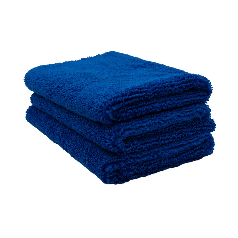 Ultra Absorbent Blue Microfiber Towels For Car Exterior 3D Car Care