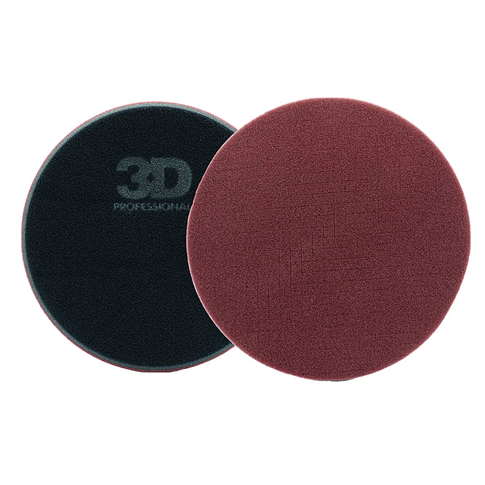 7.5" Burgundy Spider Cut Foam Polishing Pad - 3D Car Care